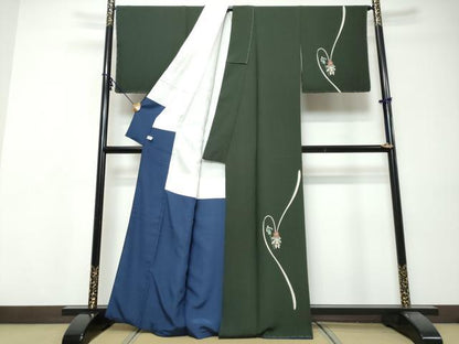 平和屋着物●世界的人形師　辻村寿三郎　ジュサブロー　訪問着　うさぎ　兎　正絹　逸品　DABI9497ud