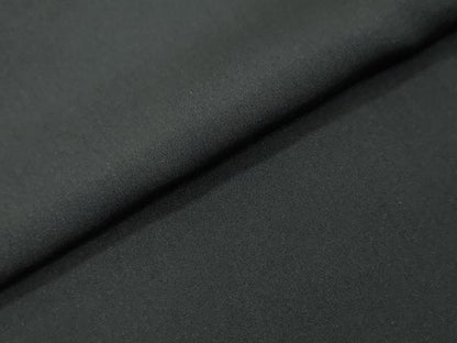 平和屋着物●男性　黒紋付　正絹　逸品　DABI9518ud