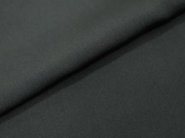 平和屋着物●男性　黒紋付　正絹　逸品　DABI9518ud