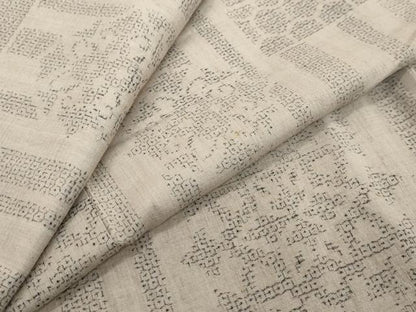 平和屋着物●本場結城紬　重要無形文化財　80亀甲　吉祥文　正絹　逸品　DABI9519ud