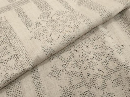 平和屋着物●本場結城紬　重要無形文化財　80亀甲　吉祥文　正絹　逸品　DABI9519ud