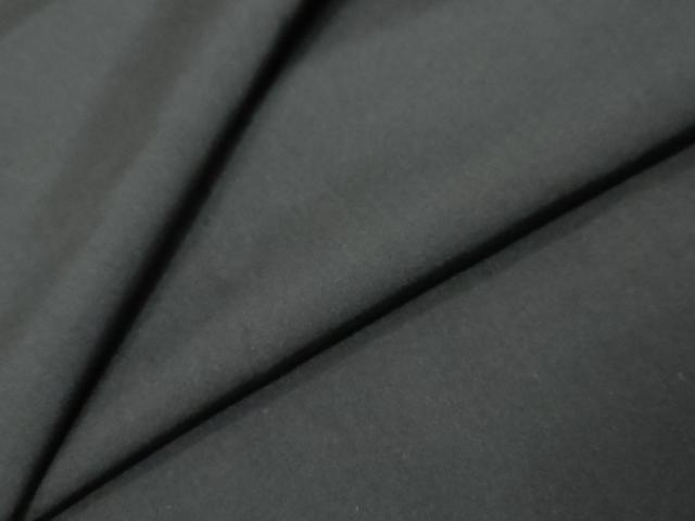 平和屋着物●男性　黒紋付　長羽織セット　羽裏：風景文　正絹　逸品　未使用　DABI9530ud