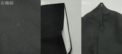 平和屋着物●豪華黒留袖　友禅　作家物　花鳥文　金彩　正絹　逸品　DABI9531ud