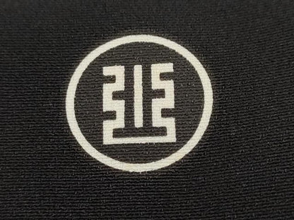 平和屋着物●豪華黒留袖　寿光織　飛鶴文　暈し染め　金糸　正絹　逸品　DABI9539ud