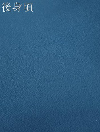 平和屋着物●上質な色無地　青藍色　正絹　逸品　DABI9546ud