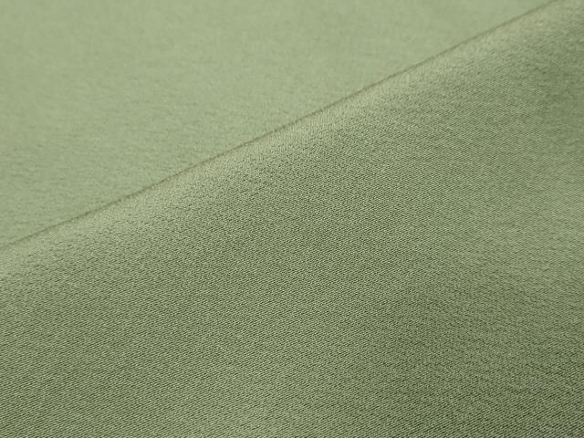 平和屋着物●上質な色無地　柳茶色　正絹　逸品　DABI9552ud