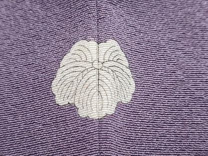 平和屋着物●上質な色無地　竜胆色　正絹　逸品　未使用　DABI9555ud