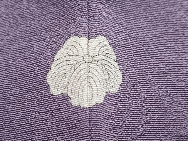 平和屋着物●上質な色無地　竜胆色　正絹　逸品　未使用　DABI9555ud