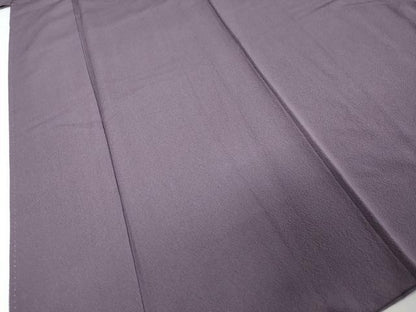 平和屋着物●上質な色無地　葡萄色　正絹　逸品　DABI9556ud