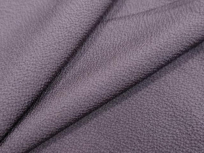 平和屋着物●上質な色無地　葡萄色　正絹　逸品　DABI9556ud