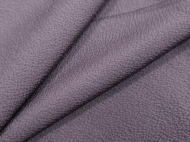 平和屋着物●上質な色無地　葡萄色　正絹　逸品　DABI9556ud