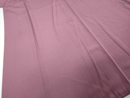 平和屋着物●上質な色無地　江戸紫色　正絹　逸品　DABI9558ud