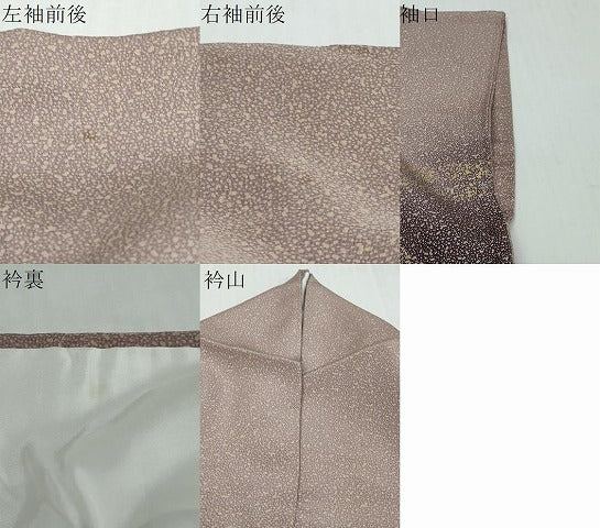 平和屋着物●二代目光擴　訪問着　流水文　暈し染め　金銀彩　正絹　逸品　DABI9609ud