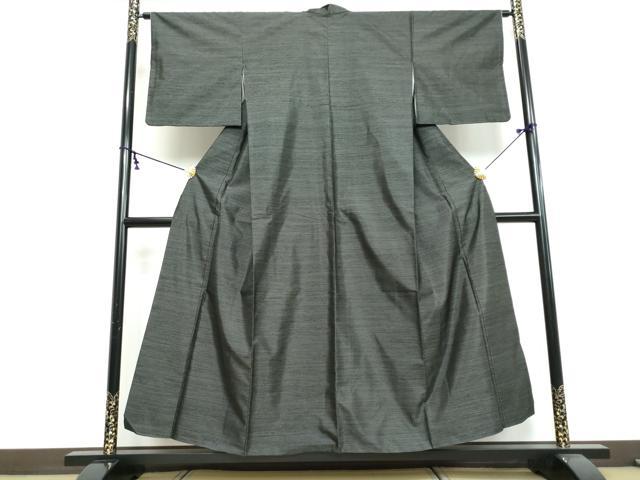 平和屋着物▼本場大島紬　霞文　ますいわ屋扱い　正絹　逸品　DABI9617ud