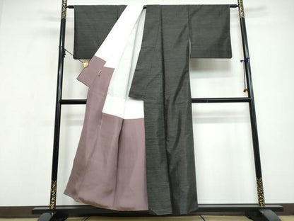 平和屋着物▼本場大島紬　霞文　ますいわ屋扱い　正絹　逸品　DABI9617ud