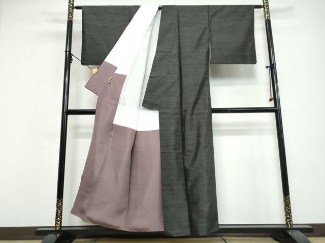 平和屋着物▼本場大島紬　霞文　ますいわ屋扱い　正絹　逸品　DABI9617ud