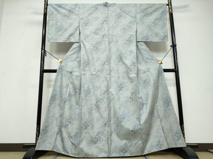 平和屋着物●本場大島紬　総絣　花鳥文　正絹　逸品　未使用　DABI9620ud