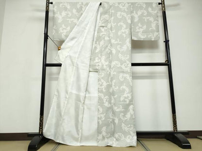 平和屋着物▼小紋　唐草文　洗える着物　DABI9629ud