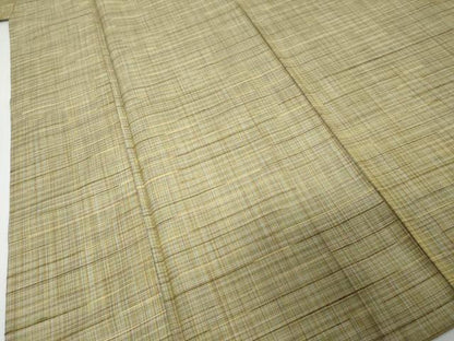 平和屋着物●上質な紬　霞文　正絹　逸品　DABI9634ud