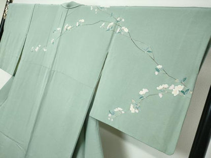 平和屋着物●訪問着　友禅　作家物　童子遊び　正絹　逸品　DABI9637ud