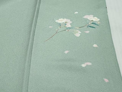 平和屋着物●訪問着　友禅　作家物　童子遊び　正絹　逸品　DABI9637ud
