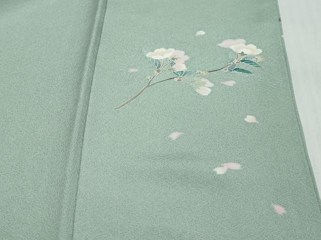 平和屋着物●訪問着　友禅　作家物　童子遊び　正絹　逸品　DABI9637ud