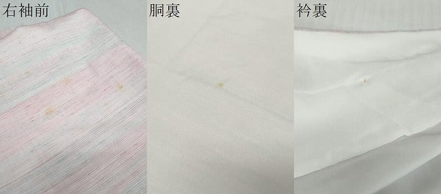 平和屋着物●城山紬　草木染　ログウッド染　霞文　証紙付き　正絹　逸品　未使用　DABI9646ud