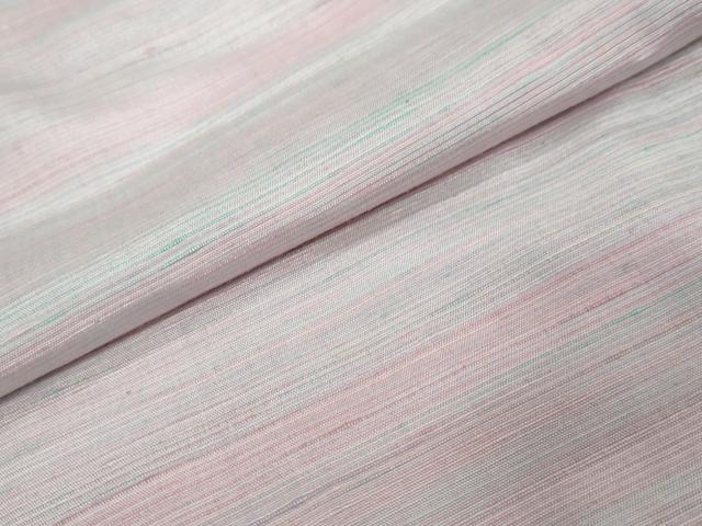 平和屋着物●城山紬　草木染　ログウッド染　霞文　証紙付き　正絹　逸品　未使用　DABI9646ud
