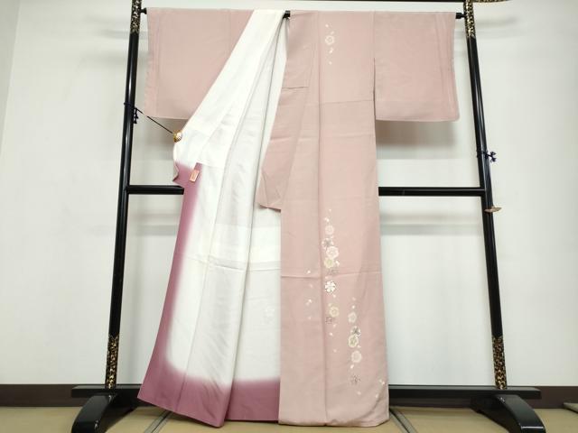 平和屋着物●訪問着　舞花文　正絹　逸品　未使用　DABI9651ud