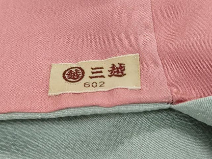 平和屋着物●訪問着　友禅　作家物　枝花文　三越扱い　正絹　逸品　DABI9654ud