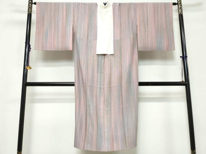 平和屋着物●長襦袢　無双仕立て　霞文　正絹　逸品　DABI9676ud