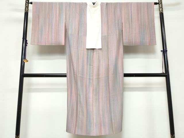 平和屋着物●長襦袢　無双仕立て　霞文　正絹　逸品　DABI9676ud