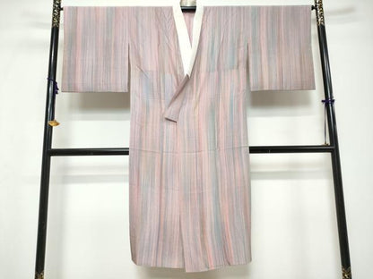 平和屋着物●長襦袢　無双仕立て　霞文　正絹　逸品　DABI9676ud
