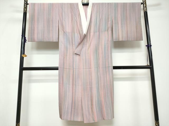 平和屋着物●長襦袢　無双仕立て　霞文　正絹　逸品　DABI9676ud