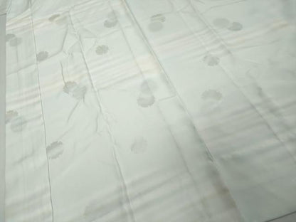 平和屋着物●長襦袢　無双仕立て　雪輪地紋　暈し染め　正絹　逸品　DABI9677ud