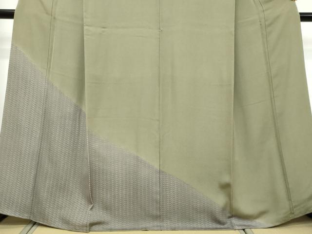 平和屋着物●訪問着　抽象文様　暈し染め　正絹　逸品　DABI9683ud