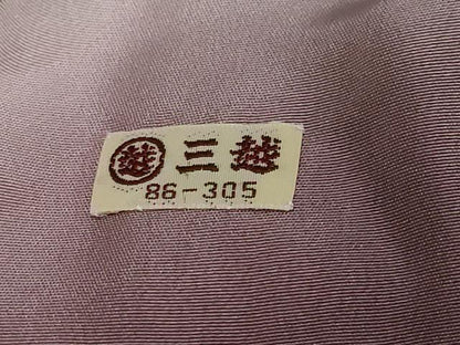 平和屋着物●訪問着　刺繍　草花文　敷松葉　暈し染め　金彩　三越扱い　正絹　逸品　DABI9699ud