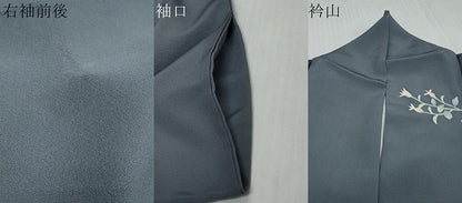 平和屋着物●本加賀友禅作家　寺西一紘　訪問着　枝花文　正絹　逸品　DABI9712ud