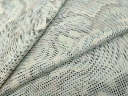 平和屋着物●本場大島紬　白大島　7マルキ　草葉文　正絹　逸品　未使用　DABI9723ud