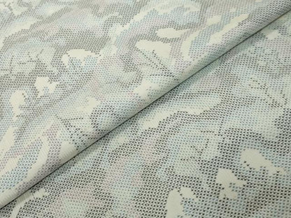 平和屋着物●本場大島紬　白大島　7マルキ　草葉文　正絹　逸品　未使用　DABI9723ud
