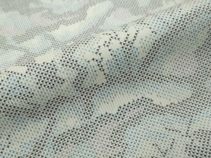 平和屋着物●本場大島紬　白大島　7マルキ　草葉文　正絹　逸品　未使用　DABI9723ud