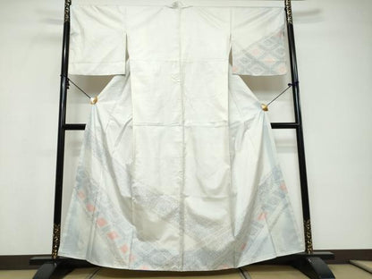 平和屋着物●本場大島紬　訪問着　吉祥花文　正絹　逸品　DABI9727ud