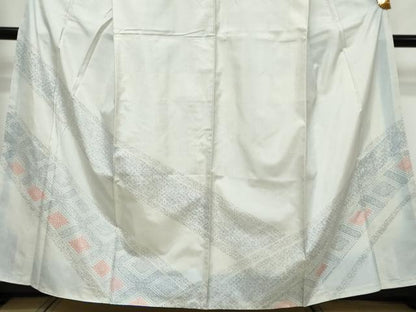 平和屋着物●本場大島紬　訪問着　吉祥花文　正絹　逸品　DABI9727ud