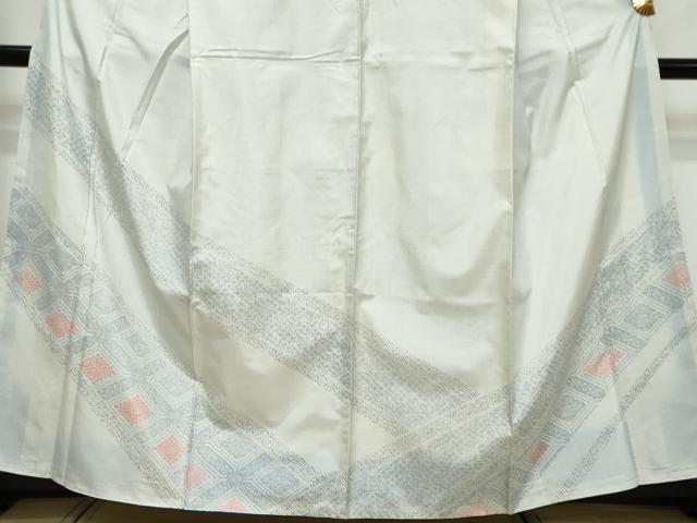 平和屋着物●本場大島紬　訪問着　吉祥花文　正絹　逸品　DABI9727ud