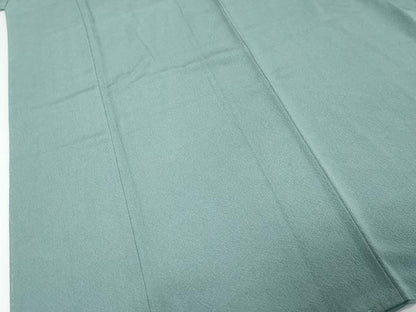 平和屋着物●上質な色無地　作家物　錆御納戸色　やまと誂製　正絹　逸品　未使用　DABI9748ud