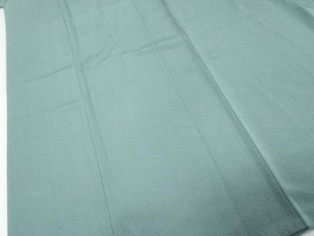 平和屋着物●上質な色無地　作家物　錆御納戸色　やまと誂製　正絹　逸品　未使用　DABI9748ud