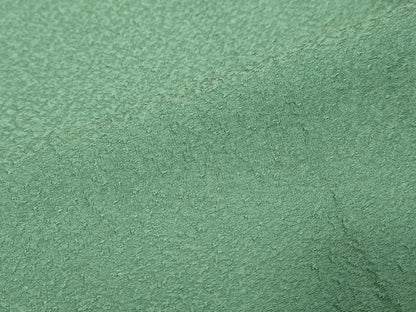 平和屋着物●上質な色無地　特選草木染　紋意匠　若竹色　反端付き　正絹　逸品　DABI9779ud