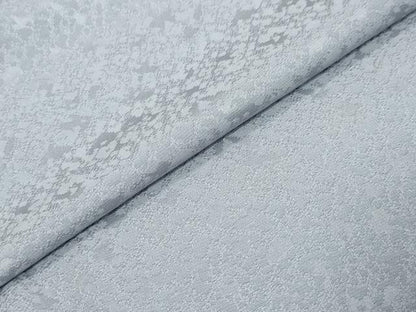 平和屋着物●上質な色無地　霞地紋　藤鼠色　正絹　逸品　DABI9803ud