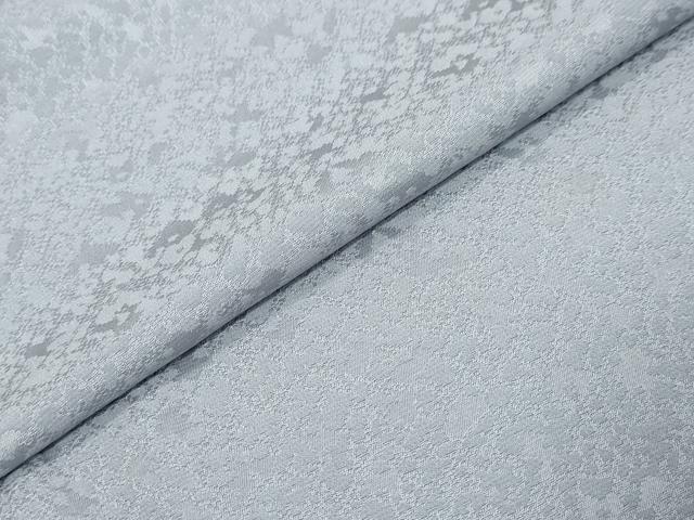 平和屋着物●上質な色無地　霞地紋　藤鼠色　正絹　逸品　DABI9803ud