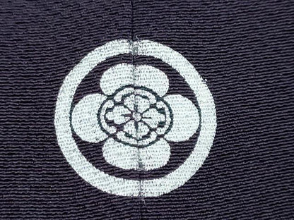 平和屋着物●上質な色無地　草木お茶染　万葉の心　堅牢染　鉄紺色　反端付き　正絹　逸品　DABI9811ud